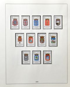 Collection Spain in 2 albums and 1 stockbook, FDCs Israel, etc., vf/f