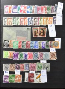 Accumulation of thousands of stamps in books, including Belgium, Britain, Netherlands, Italy, Iran, Germany, France, etc., vf/f/to be checked.