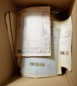 Verzameling oude documenten, facturen, uit diverse periodes, m/ntz