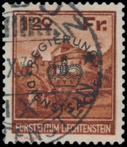 Dienst Nr. 9/10 '1933, 25 Rp und 1,20 Fr mit Aufdruck' mit Fotoattest, einwandfrei (Mi €475)