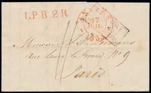 1830/1866 Zusammenstellung 67 Vorläufer, alle nach ausländischen Bestimmungen, darunter Frankreich (viele Weinhändler), Deutschland, Großbritannien, Niederländisch, einwandfrei/schön/zu kontrollieren