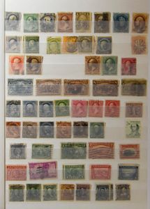 Accumulation of many countries in 43 sheetlets, including Middle East, South America, USA, Canada, Commonwealth, Luxembourg, Turkey, Britain, etc., vf/f/to be checked.