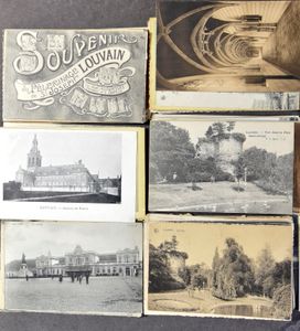Louvain, cartes anciennes, vues diverses (225 pièces + 1 carte vue)