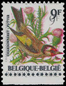 N° 2190-Cu '9 Fr putter' met STERK verschoven kleuren, zm.
