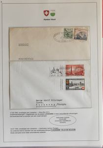 1942/2007, touristische Werbemarken auf Poststücken, in 2 Klassen, sehr schön gestaltet.