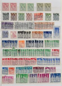 Bund, Berlin, zones, collection in KaBe album and 2 stockbooks, including better values and sets, vf/f