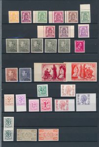 1897/1978 Accumulation of loose values on insert sheets, including Poortman, service, some essays, vf/f