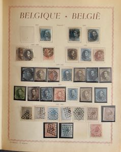 1849/1948  Samenstelling klassiek en semi-klassiek in goed gevuld album, w.o. volledige reeksen, medaillons, BOB, blokken. Ntz