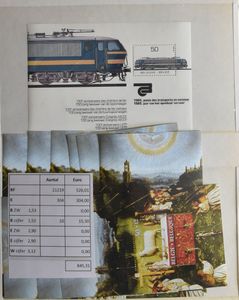 1924/2008 Voorraad blokken in ringband w.o. BL 1 ** (te klein), BL 3 *, 29 **, nominaal, zm/m/ntz (Frankeerwaarde: €845)