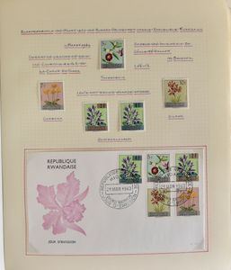 1962/1974 Ruanda + Katanga, very nice collection in 5 albums, vf