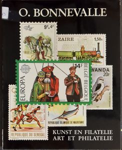 Oscar Bonnevalle, Kunst en Filatelie I en II + Geschiedenis vd Post.