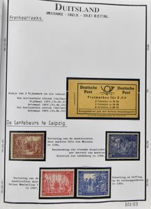1946/2001 Bund and Berlin, collection in 4 Davo albums including souvenir sheets and booklets, vf/f/to be checked
