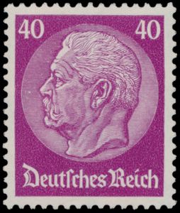 N° 482/95 '1933 Hindenburg Wmk Wafeln' with photo certificate, vf (Mi €1,200)