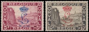 No 272 A/K 'Série complète' plus petite valeur avec points de rouille, tb/à voir (OCB €1,850)