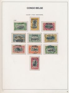 1886/1960, Congo Belge and Ruanda Urundi, in Davo album, multiple complete sets, with overprints (local and typo) 