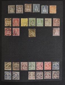 1862/1995 Sammlung im Album mit einigen Plattenfehlern aus der Frühzeit, moderner Teil postfrisch, einwandfrei