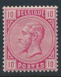 N° 38 '10c roze' zeer mooie centrage, zm (OBP € 212,50)