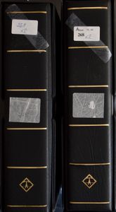 Leuchtturm, 2 albums with cassette, including 1 with sheets forerunners  