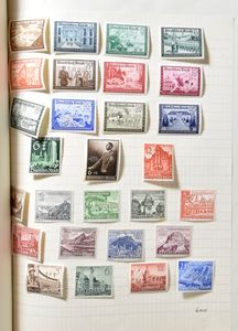 Miscellaneous items in clamp binders and loose in bags, including Belgium, Germany, Finland, FDCs Austria, vf/f/to be checked