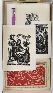 Ex LIBRIS : Mooie selectie w.v. sommige ontworpen door bekende kunstenaars, beperkte oplages (90 stuks)