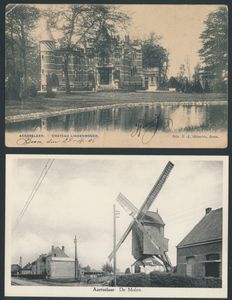 Aartselaar, belle vue sur le village, y compris le Laar, le moulin, Lindenbosch, etc. (6 pièces)