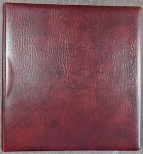 Lindner, 2 albums with cassettes in blue and bordeaux (cassette slightly damaged), 18 rings with 76 sheets, various divisions, vf