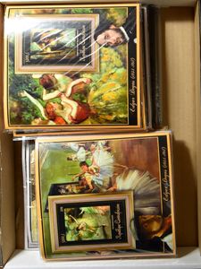 World countries A... Z, ENORMOUS amount of souvenir sheets Traders' stock, including Belgium, Rép. Centrafricaine, 1,000s of items, vf/f/to be checked.