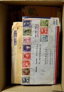 Vanaf 1922, w.o. luchtpostbrieven en aangetekende zendingen, zm/m/ntz (220 stuks)