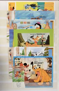 DISNEY : Belle collection en 5 albums, 210 séries et 339 blocs, tb.