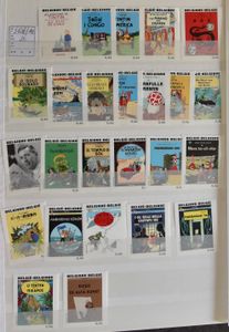 1971/2013 Voorraad in 4 dikke insteekboeken, zm (Frankeerwaarde: €3.576)