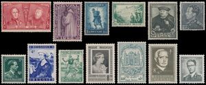 1869/2008 Verzameling in 6 Davo albums, w.o. 221/33 **, 1° Orval **, Infanterie **, Sanatorium **, 410 **, Poortman **, Atletiek **, Elisabeth **, UPU **, Boudewijn bril **/*, nominaal volledig inclusief blokken en boekjes, BL 4 *, BL 6 **, BL 26 *, groene- en grijze HK + 1 leeg album, zm/m