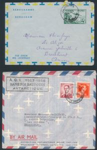 Remnants various countries including some letters, in 2 books and 1 folder, f/to be checked