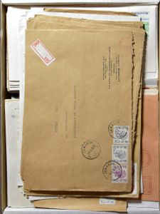 1900/1990 Den Haan- De Haan, post- en fantasiekaarten, briefwisseling, postgeschiedenis De Haan Klemskerke en Vlissingen, +1.000 documenten, zm/m/ntz.