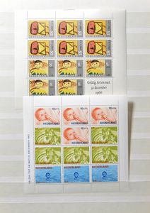 Accumulation Netherlands, Suriname, Netherlands Antilles, Belgium (4 postal diaries), Belgian Congo (sheetlets), vf.