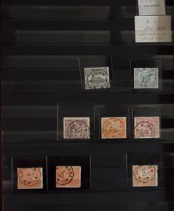 1915/1925, 2 insteekboeken vnl 'Telegraafstempels' vanaf 1891 tm 1973, ook spoorweg, verder nog SP-documenten meestal NB 1939/44, zm/m.
