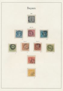 1849/1920 Verzameling op albumbladen, vanaf klassiek met veel gestempeld, zm/m/ntz (Zeer hoge cataloguswaarde)