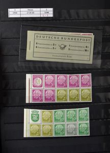 1945/2000, collection in 3 thick stockbooks, incl booklets and accumulation of booklets, vf (Mi € +/- 6,300)