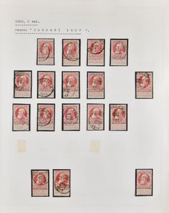 Von 1907 bis Aug 1910 Sammlung 'Tageskalender' auf N° 74 