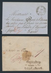Précurseurs Allemagne, 12 pièces, cachets et tarifs multiples, voir scans, tb/b