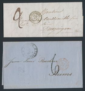Vorläufer Belgien, 54 Stück, mehrere Stempel und Tarif, einwandfrei