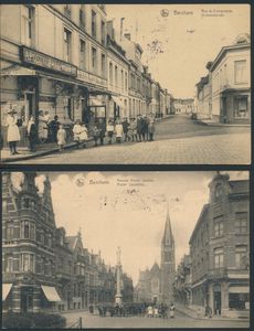 Berchem, de belles vues de la ville, toutes plus anciennes et différentes (34 pièces)