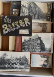 Gent, diverse plaatsen, oude kaarten (365 stuks)