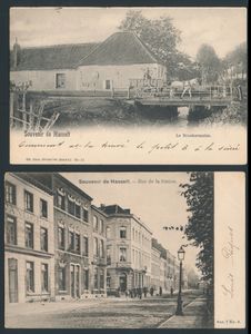 Hasselt, sélection de meilleures vues de la ville (6 pièces)