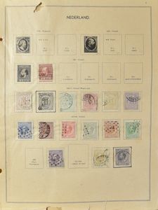 Better stamps and souvenir sheets, in stockbook and on album leaves, including Poland BL 1 (to be checked), better stamps CEPT, collection Netherlands, some China, Eng. territories, high catalogue value, vf/f/to be checked.