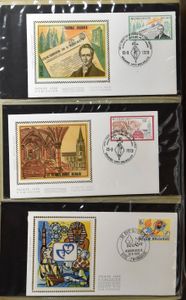 1958/1990,verzameling 792 FDC's (w.o. met zijde) + wat nominaal in vellen + wat buitenland, zm/m.