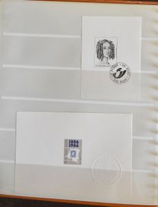 1971/2004 Verzameling zwart-wit velletjes + SLXS, in ringband, zm
