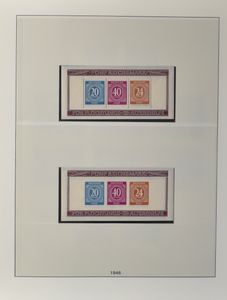 1945/1949, interesting collection of British- American and Allied occupation, including souvenir sheets, souvenir sheets, etc.... vf (Mi € +/- 1,900)