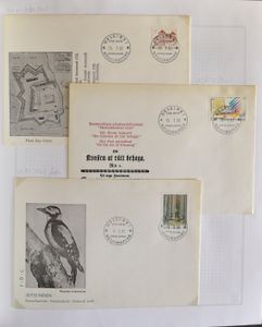 1963/2003 Uitgebreide verzameling in 3 albums gestempelde zegels en aantal poststukken (w.o. PWST en luchtpost), zelden aangeboden, zm/m