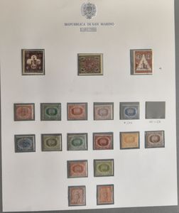 1884/2005 Mooie verzameling in 5 Bolaffi albums met veel betere reeksen en blokken (veel postfris), zm/m (Hoge cataloguswaarde)