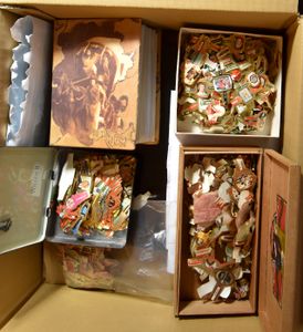 SIGARENBANDEN : + album met religieprentjes.